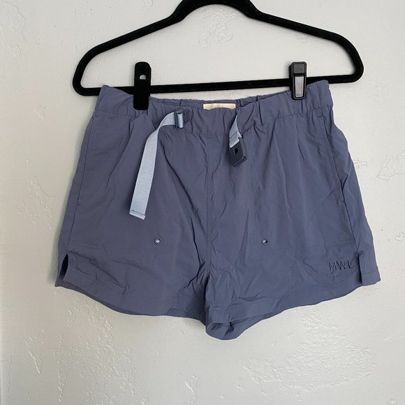 MWL Hiking Shorts w/ belt, blue Sz S - Picture 2 of 5